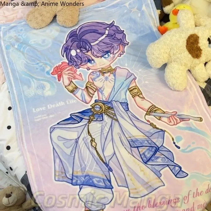 Игра Love and Deep Space Одеяло Rafayel Офисное одеяло с кондиционером для сна Фланелевое одеяло Полуденный перерыв Косплей Аниме Рождественский подарок