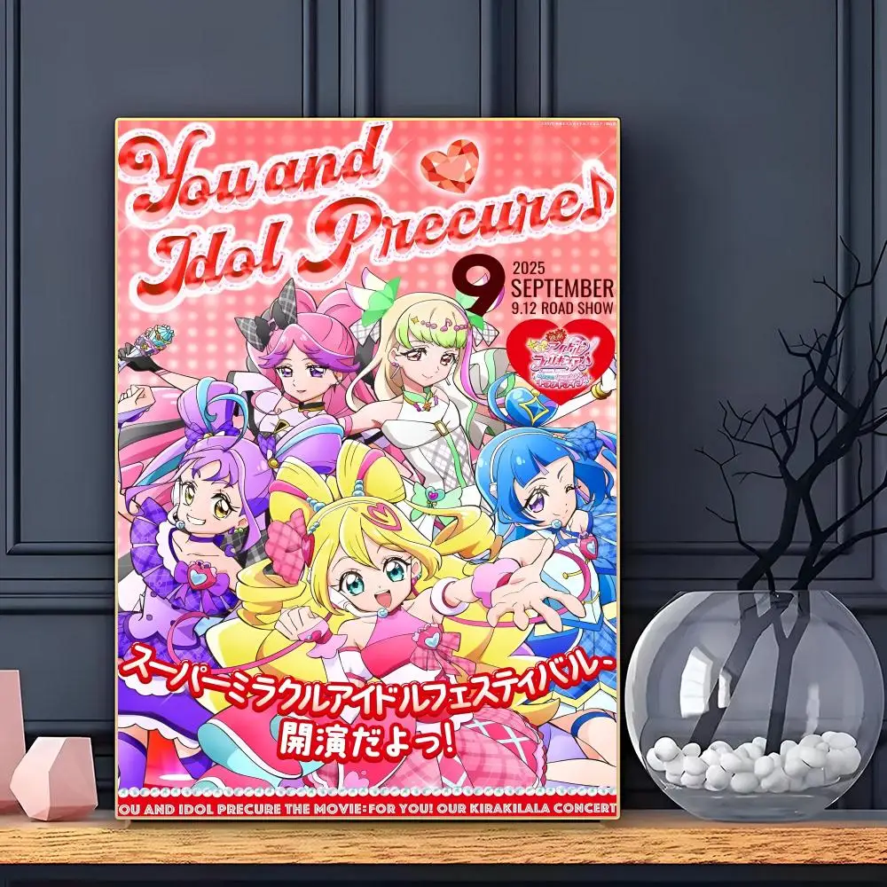 Anime Star D-Detective Precure Poster Poster HD Self Adhesive Waterproof Wall Art Ideal For Home Office Dorm Bedroom Great Gift