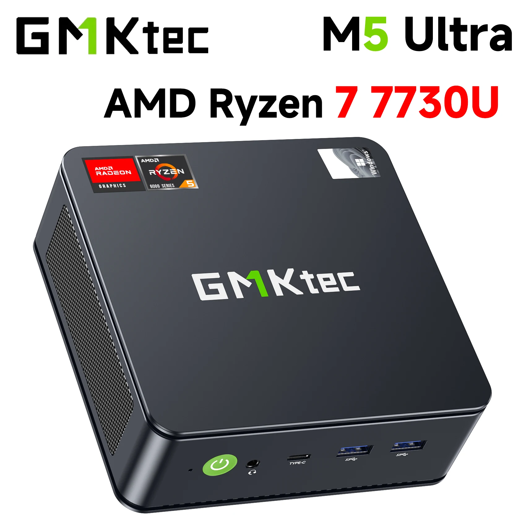 GMKtec M5 Ultra Nucbox Mini PC AMD Ryzen 7 7730U DDR4 3200MT/s 