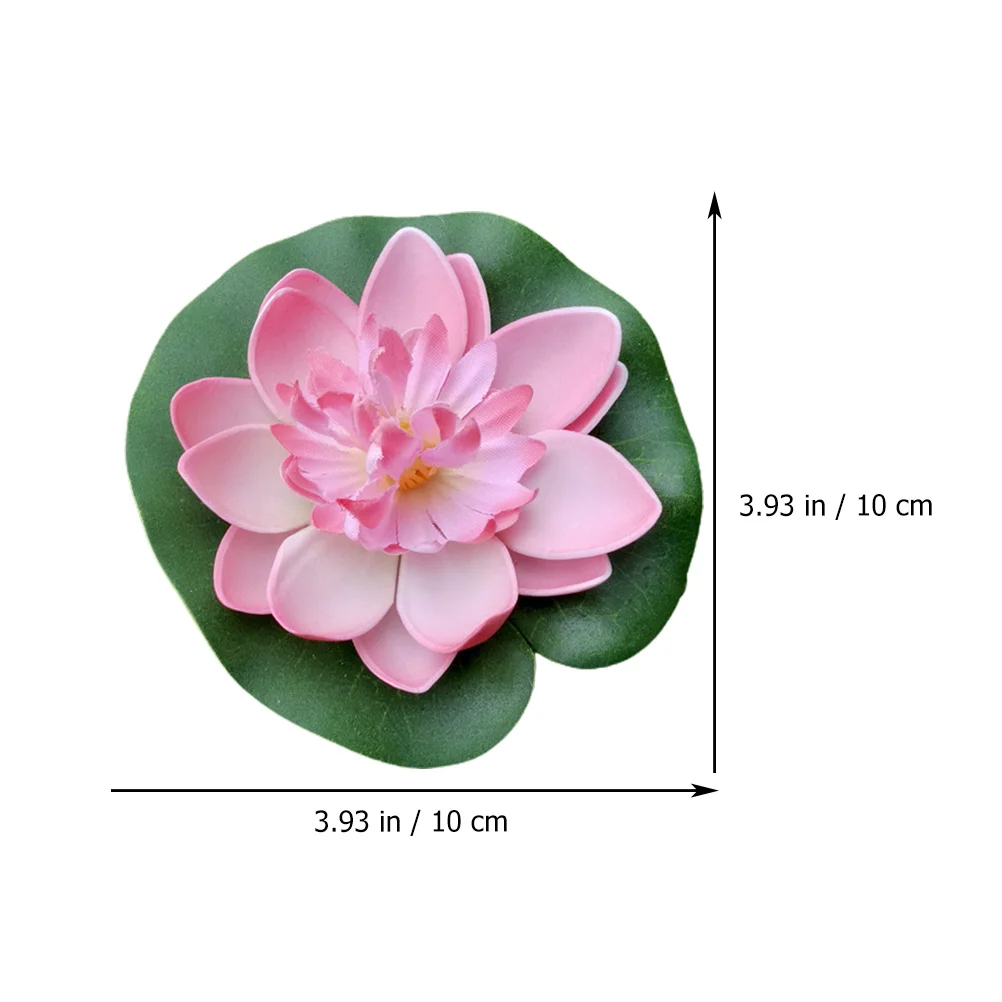 

15pcs Artificial Lotus Flowers Premium EVA Material Home Garden Decoration Floating Plants Water nament