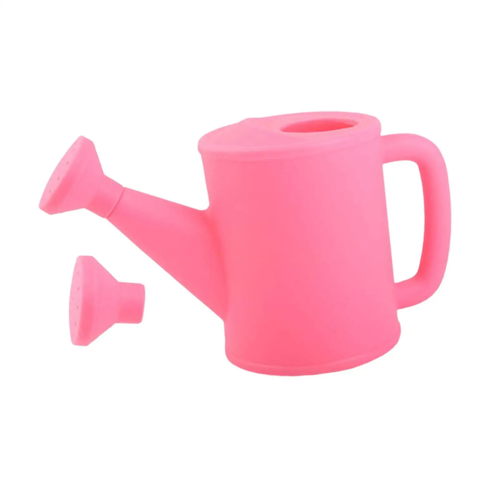 Small Watering Can with Sprinkler Head Removable Nozzle Comfortable Handle 23.7oz for Lawn Boy Girl Farm Kids Houseplants