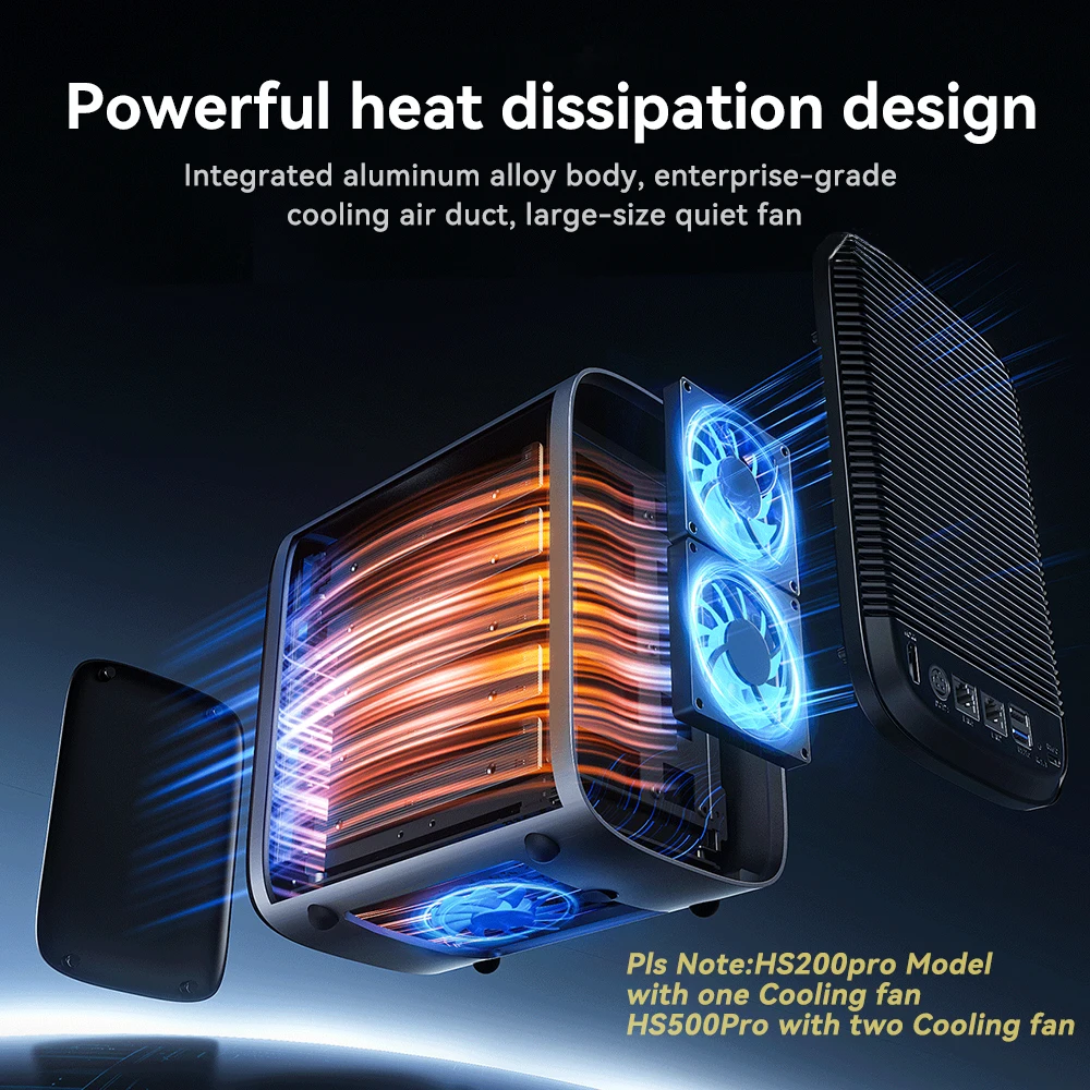 ORICO 5Bay/2Bay MetaBox Team Storage NAS 2.5/3.5"Network Attached Storage Support Remote Access Share Data Security Encryption