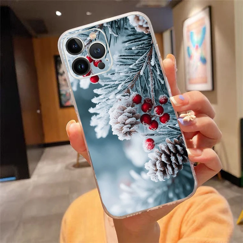 

Phone Case For iphone 17 Pro Max 16 15 14 13 Pro Max 17 Air 15 16 Pro 15Plus Christmas Tree