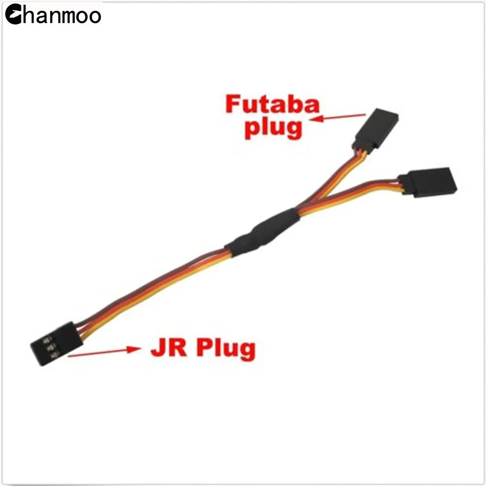 RC 150mm Y Type Extended Line Extension Lead Wire Cable Fit for Futaba Jr Y Harness Servo Lead Extension Parts