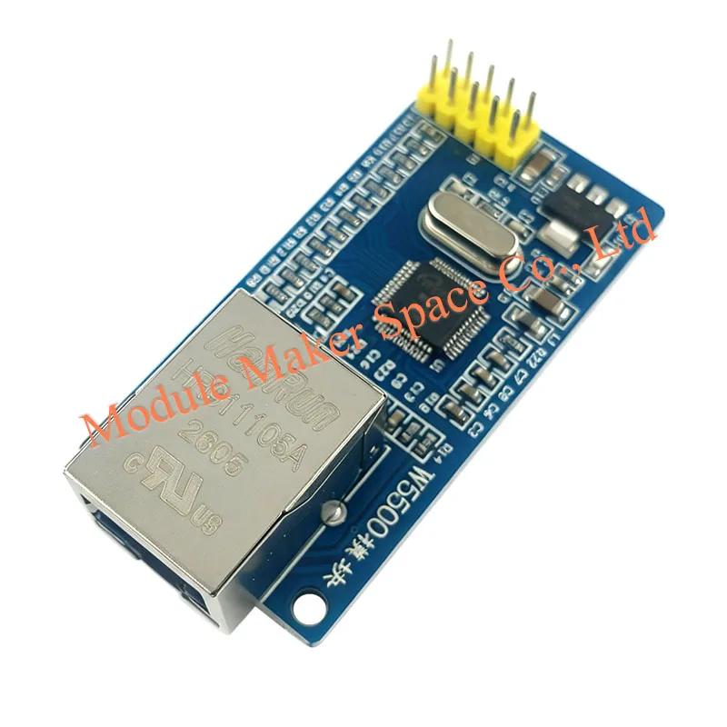 W5500 Ethernet Shield LAN Network Module Support TCP/IP 51/ STM32 Microcontroller Program With 32k Bytes SPI 3.3V/5V Over W5100