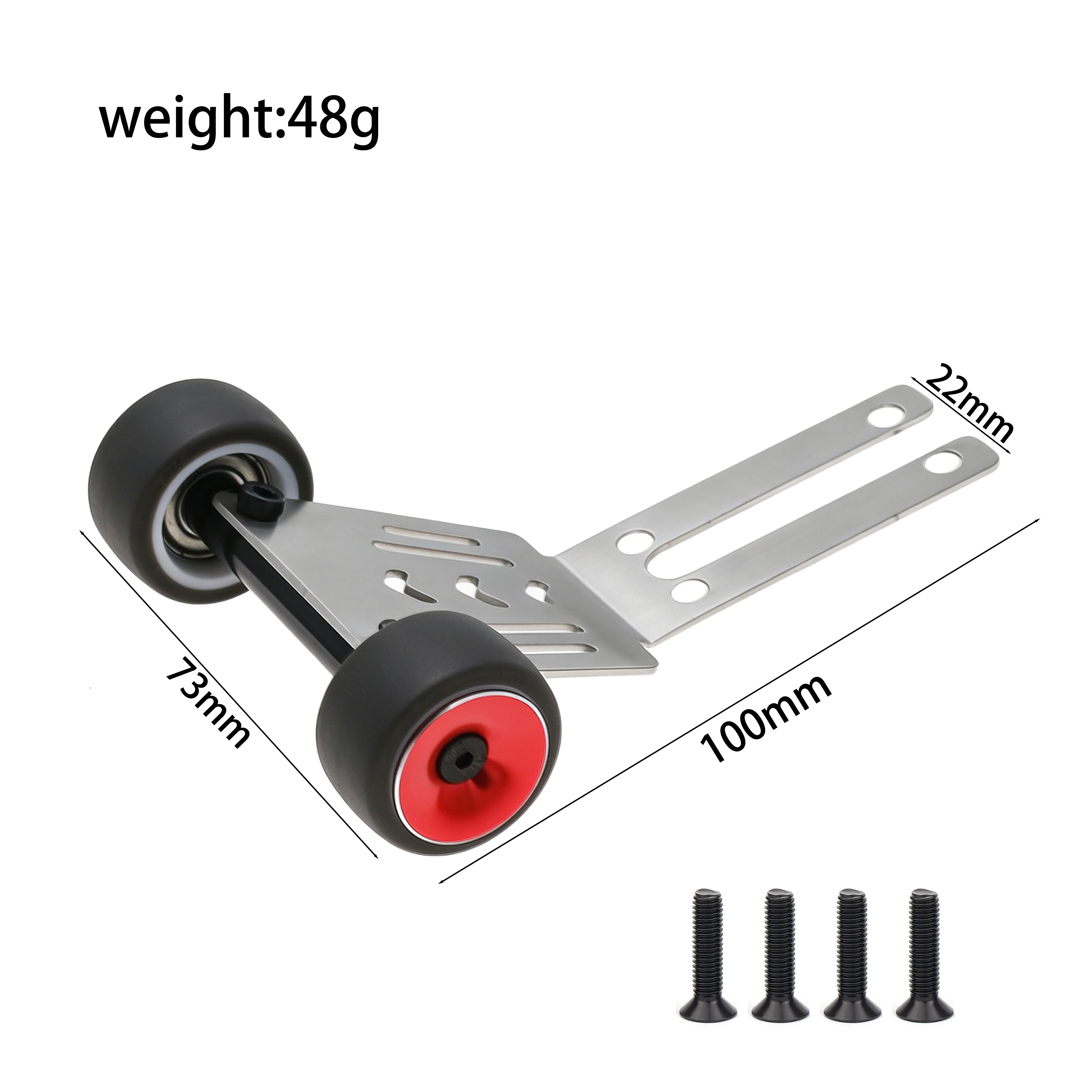 Stainless Steel Bearing Wheelie Bar For ARRMA 1/16 Mini Kraton 3S Upgrade Parts Accessories