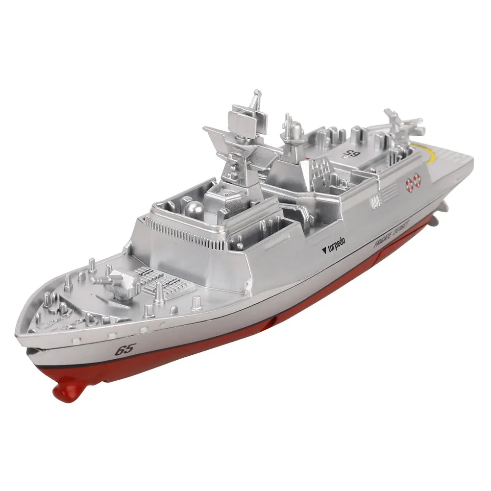 

24Ghz Rc Aircraft Carrier Speedboat for Kids with High-Speed Propellers Forward Backward Left Right Control Auto Power Off