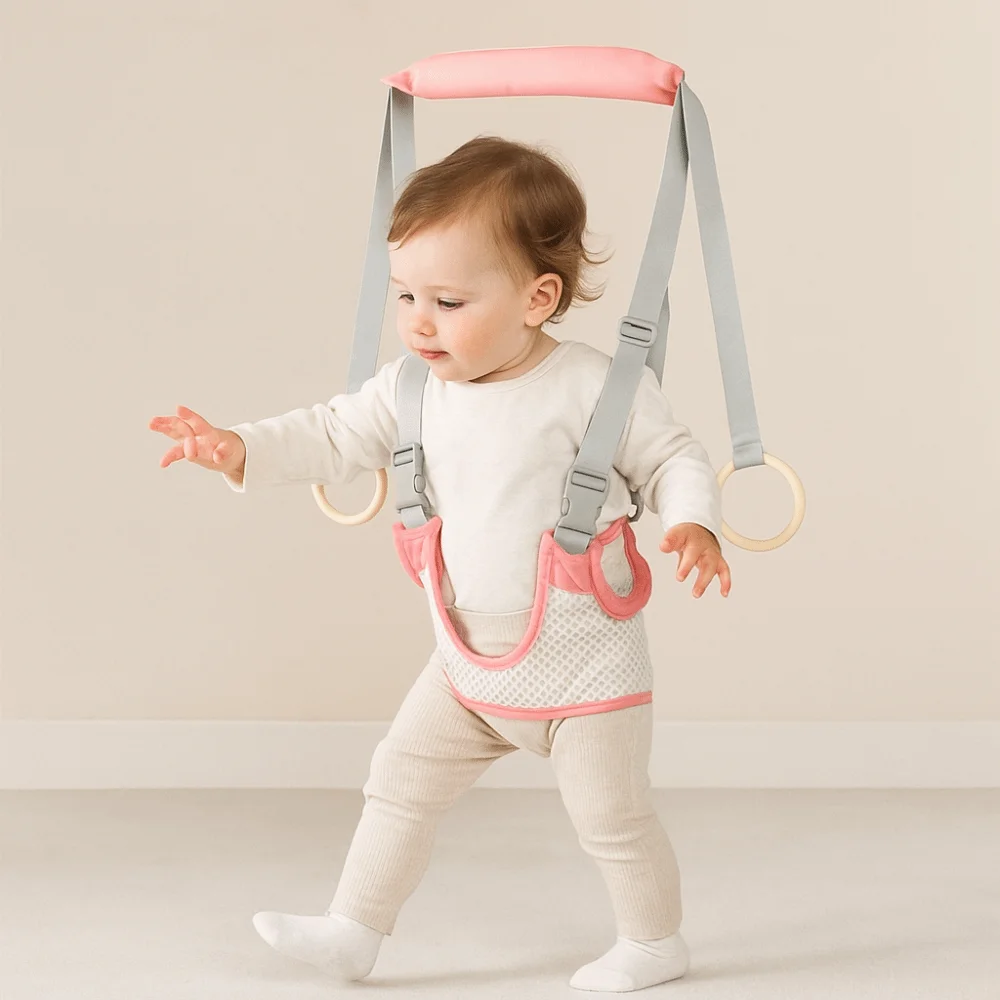 Sabuk Pengaman Bayi Balita Anti Jatuh, Bernapas, Dapat Disesuaikan dengan Rompi yang Dapat Dilepas