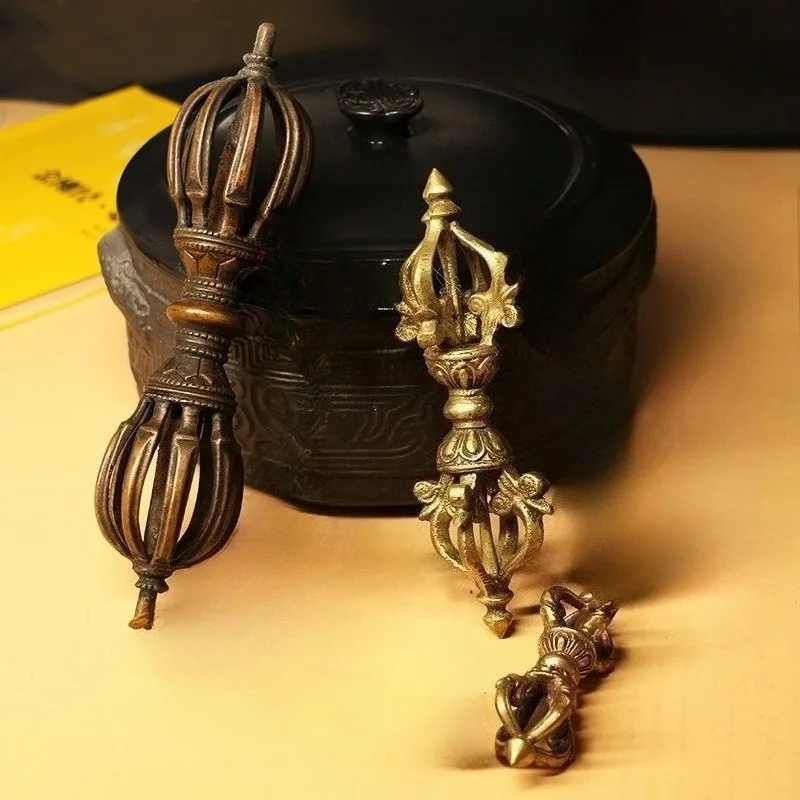 

Непальский тибетский медный алмазный пестик, винтажный алмазный пестик ручной работы, звукотерапевтические колокольчики, колокольчики, музыкальные инструменты, ударные инструменты