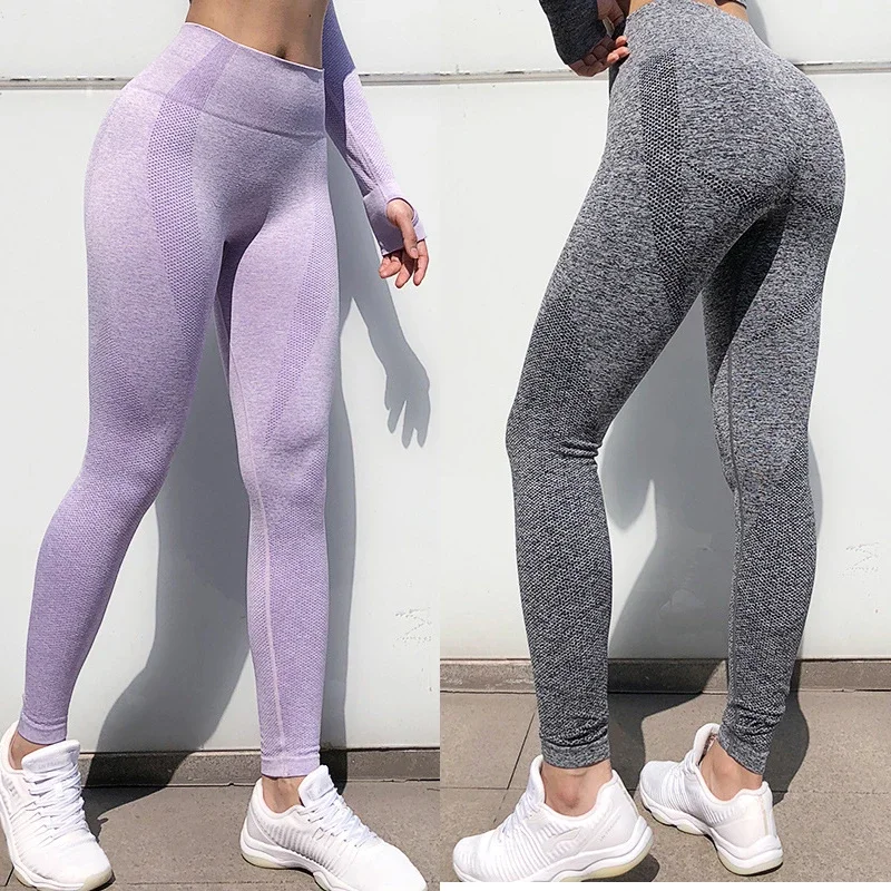 Yoga Leggings Nahtlose Strumpfhosen GYM Frauen Workout Dot Hohe Taille Atmungsaktive Fitness Kleidung Weibliche Stretchy Training Hosen
