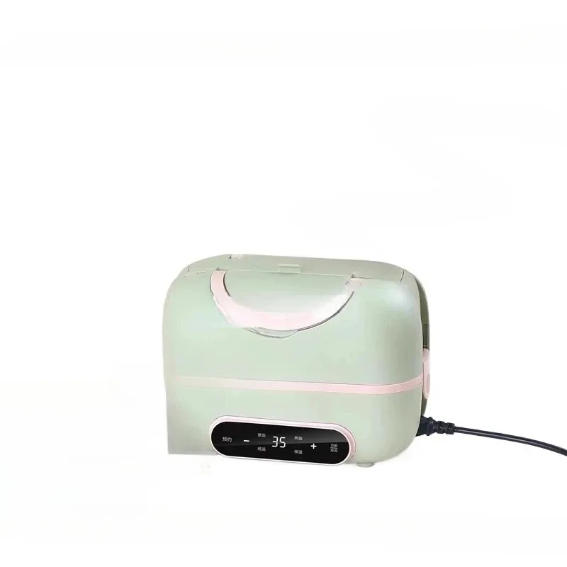 Portable Cook Electric Lunch Box Vacuum Seal Silent Heating 1.2L Large Capacity Double Layer Stainless Steam Smart Artifact