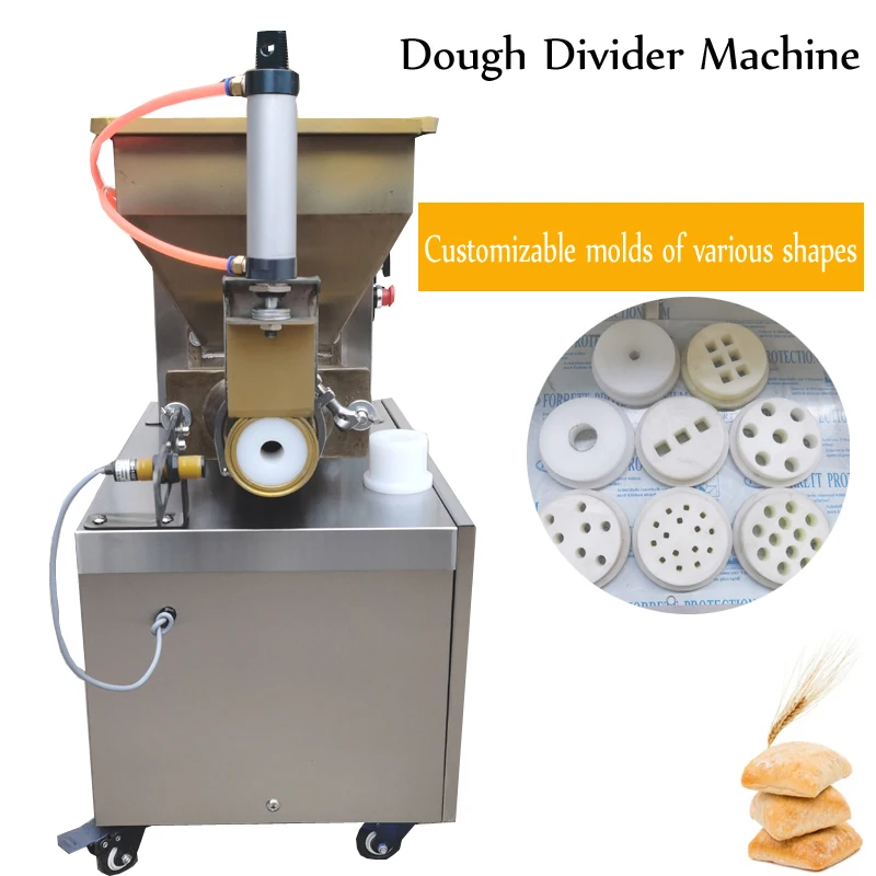 Multi- Function Stainless Steel Dough Divider Rounder Food Grade Pizza Bread Dough Ball Rolling Machine