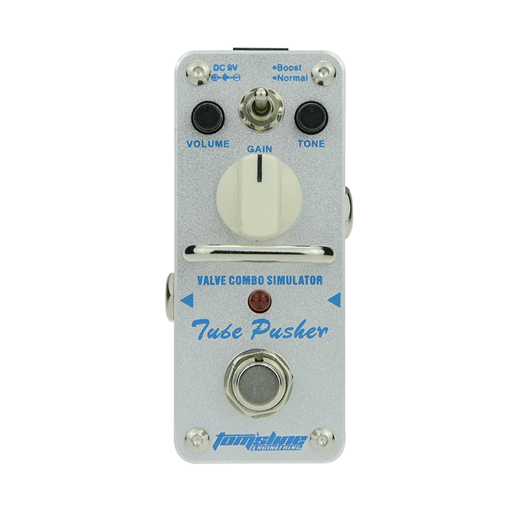 AROMA ATP-3 TUBE PUSHER Gitaar Vlave Combo Simulator Effectpedaal Metalen True Bypass Elektrische Gitaar Onderdelen Accessoires