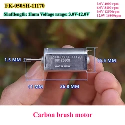 Mabuchi FF-050SB-11170/13130/2622 FK-050SH-07350 Mini Micro 050 Motor DC 1.5V 2V 5V 6V 7V 9V 12V for Car Audio AV electric Lock