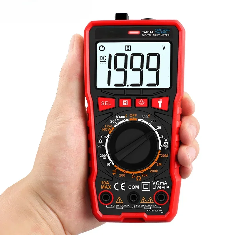 Digital Multimeter High Precision Fully Automatic Pocket Multi-function Digital Display Ammeter Household Small Universal Meter