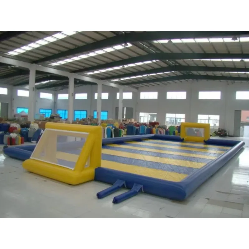 Inflatable environmentally friendly PVC football field, suitable for children and adults, customizable size, outdoor sports