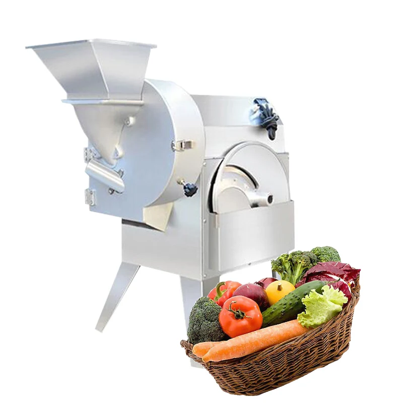 Commercial Multi-Functional Vegetable Cutter For Slicing Shredding Dicing Vegetable Cutting Machine