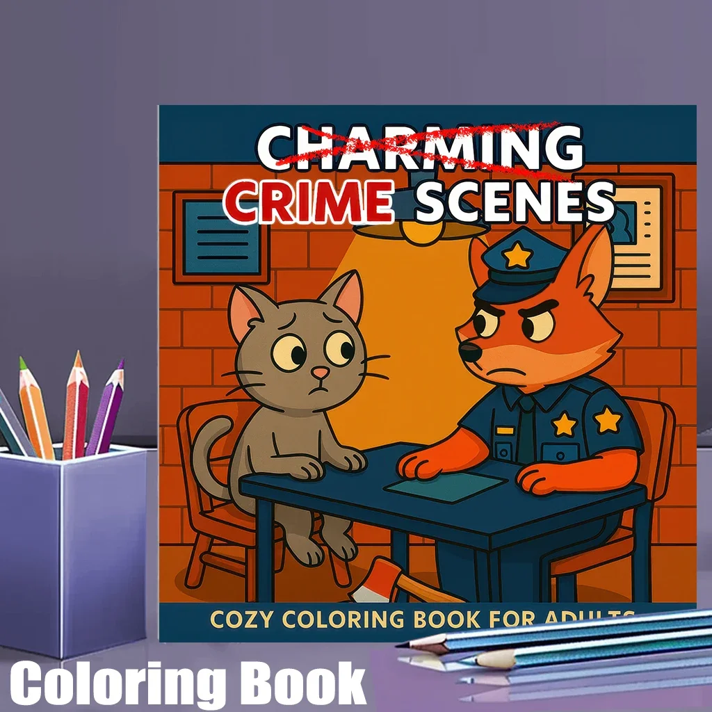 28 Pages Silly Cute Coloring Book for Adult Stress Reduction | Colouring Book for Stress Relief and Mood Reduction Valentine