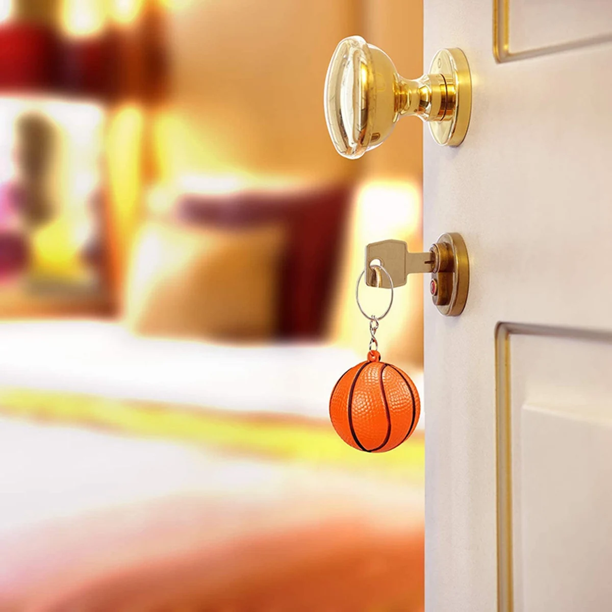 20 Pack Basketball Ball Keychains for Party Favors,Basketball Stress Ball,School Carnival Reward,Sports Centerpiece