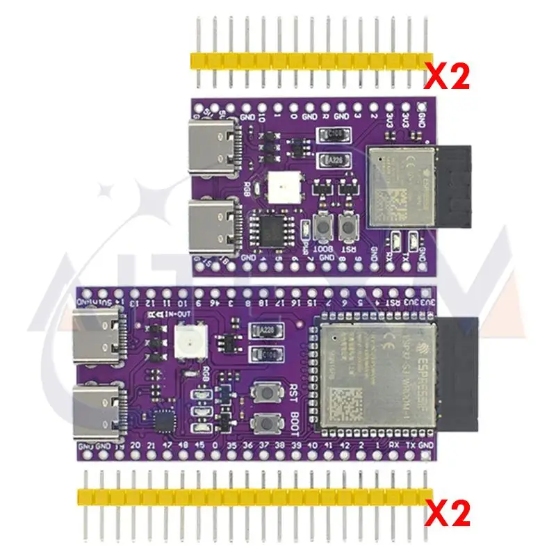 

ESP32 / ESP32-C3 / ESP32-S3 Dual Type-C Development Board CORE Board ESP32-C3-DevKitM-1 ESP32-C3-MINI-1 ESP32-S3-DevKit C N16R8