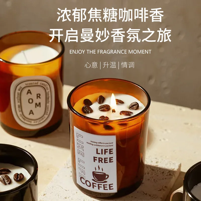 Charcoal-grilled Coffee, Cigars, Scented Candles, Smokeless Soy Wax Jars, Wax Ornaments, Niche High-end Creative Souvenirs