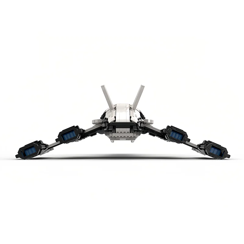 3884 PCS Warplane Sci-Fi Stealth Assault Starship MOC Customize Modular Building Block Popular Technology DIY Festival Toy Gift