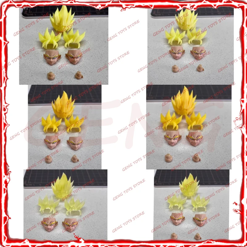 

In Stock Dragon Ball SHF 2.0 Super Saiyan SSJ2 Son Goku Full Power Heads Accessories Action Figures Anime Headsculpts Fans Toys