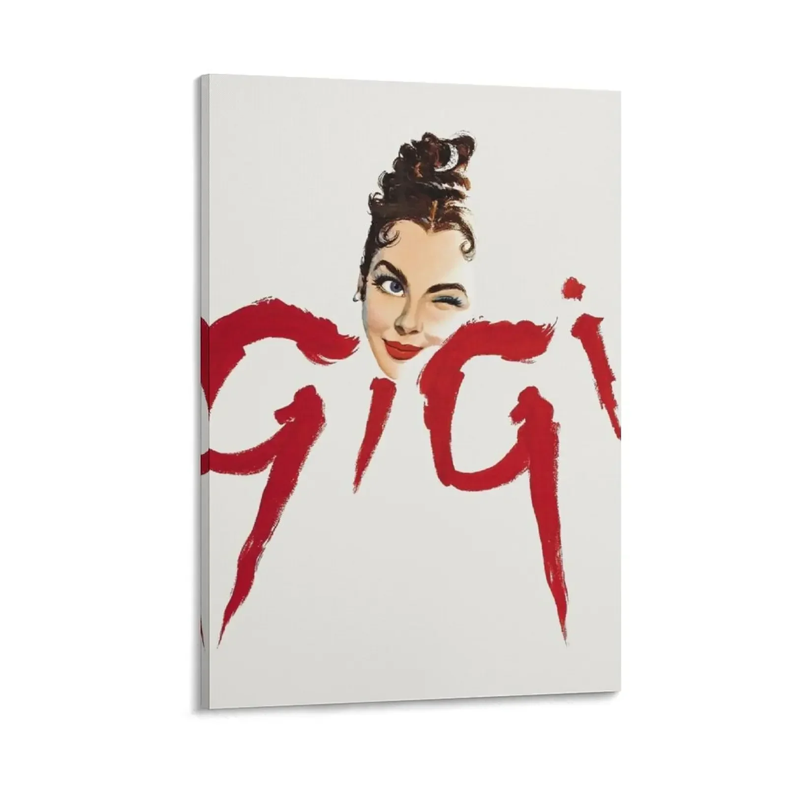 

Gigi Movie Poster Canvas Painting luxury home decor art mural decorative wall canvases