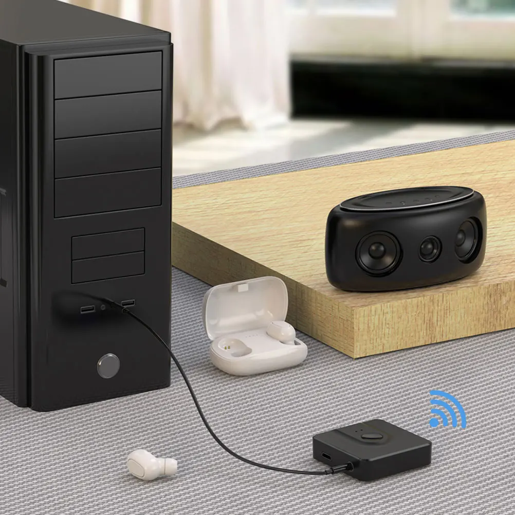 

1Set Wireless Sound Receiver Transmitter Multipurpose Adapter Car Mounted Wireless Sound Equipment Car Transmitter