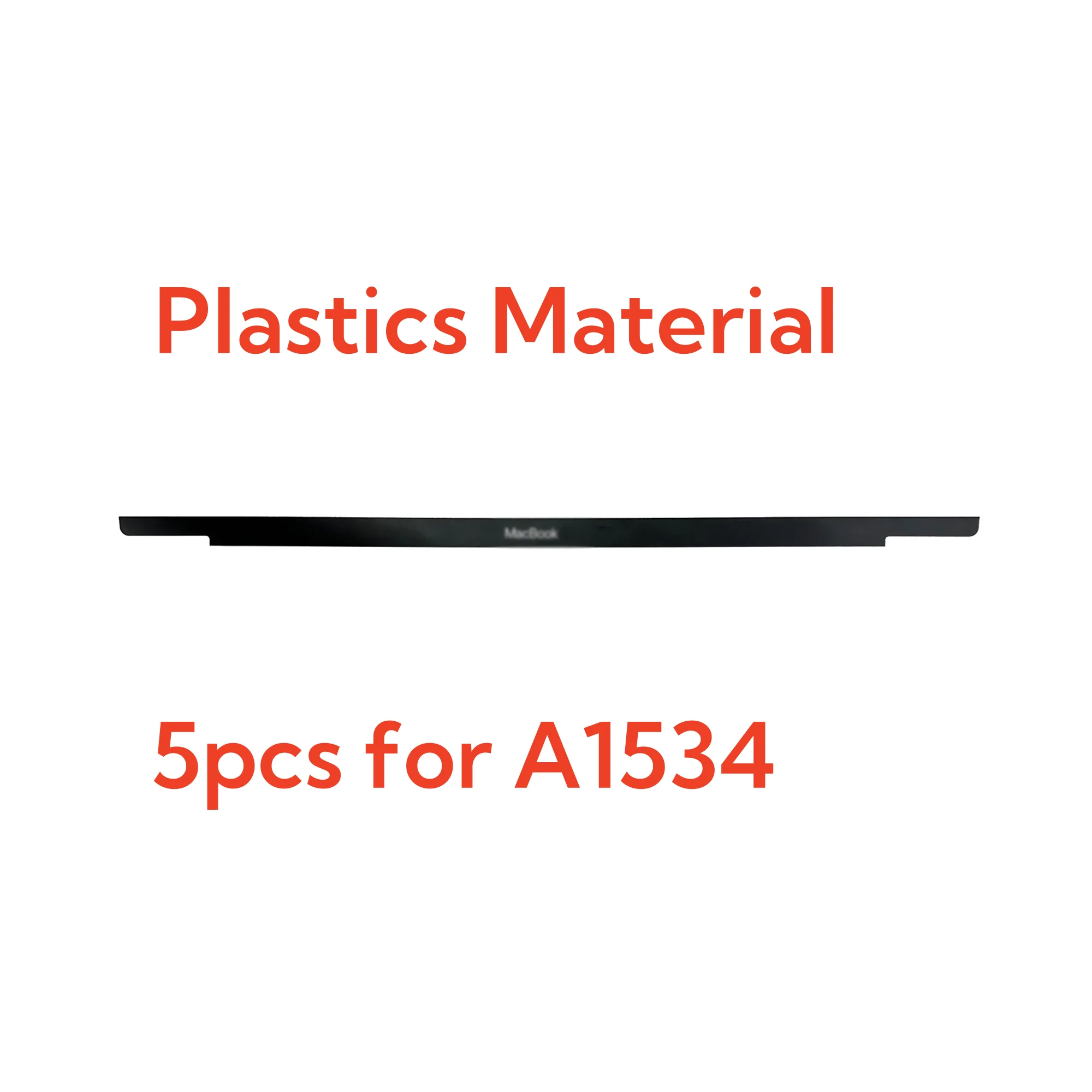 

5pcs LCD Screen Trim Logo Bezel Cover Plastics EMC 2746 EMC 2991 EMC 3099 for Macbook Retina 12" 2015-2017 A1534