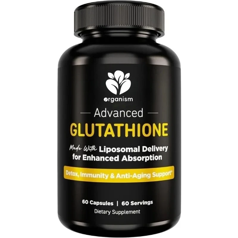 

Liposome glutathione supplement - each 500mg L-glutathione immunity, anti-aging support -60 capsules