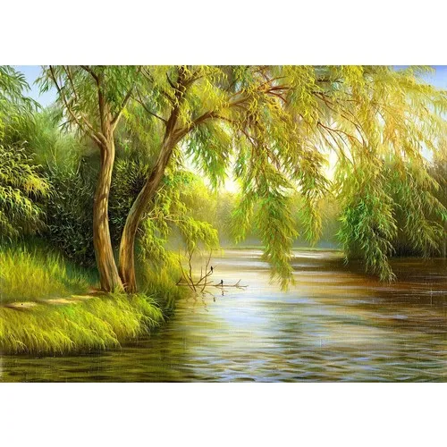 Nova Jigsaw Puzzle 1000 Piece Near Stream Necklaces Willow Puzzle