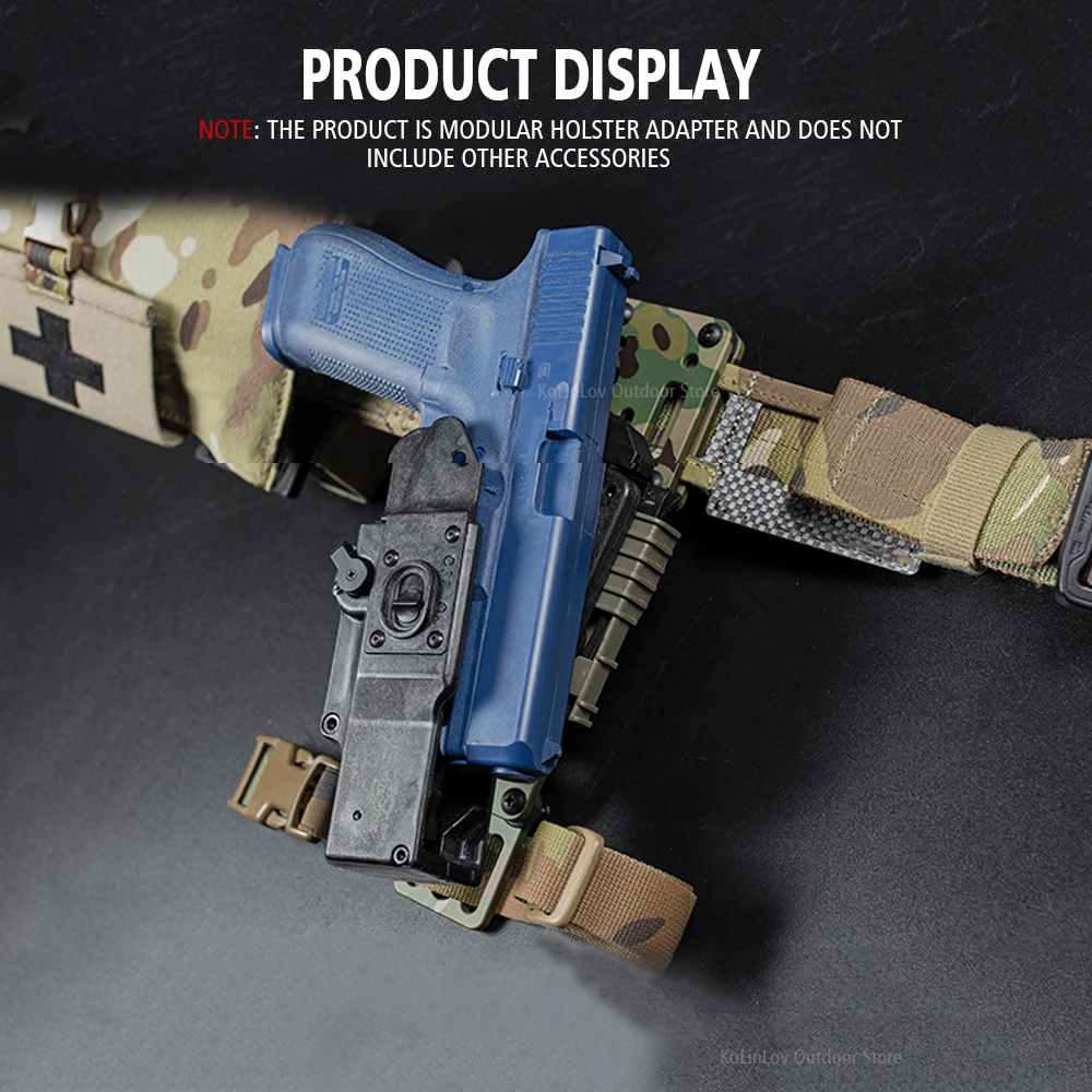 Fundillo táctico para Glock 17 con luz X300 – ALS metálico modular - imagen 4