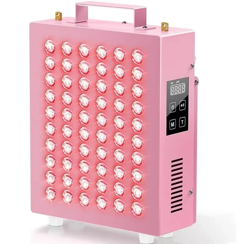 Customized 660nm 850nm Light Emitting Diode Red Near Infrared Phototherapy Panel Remote Control Dual Core 60 Beauty