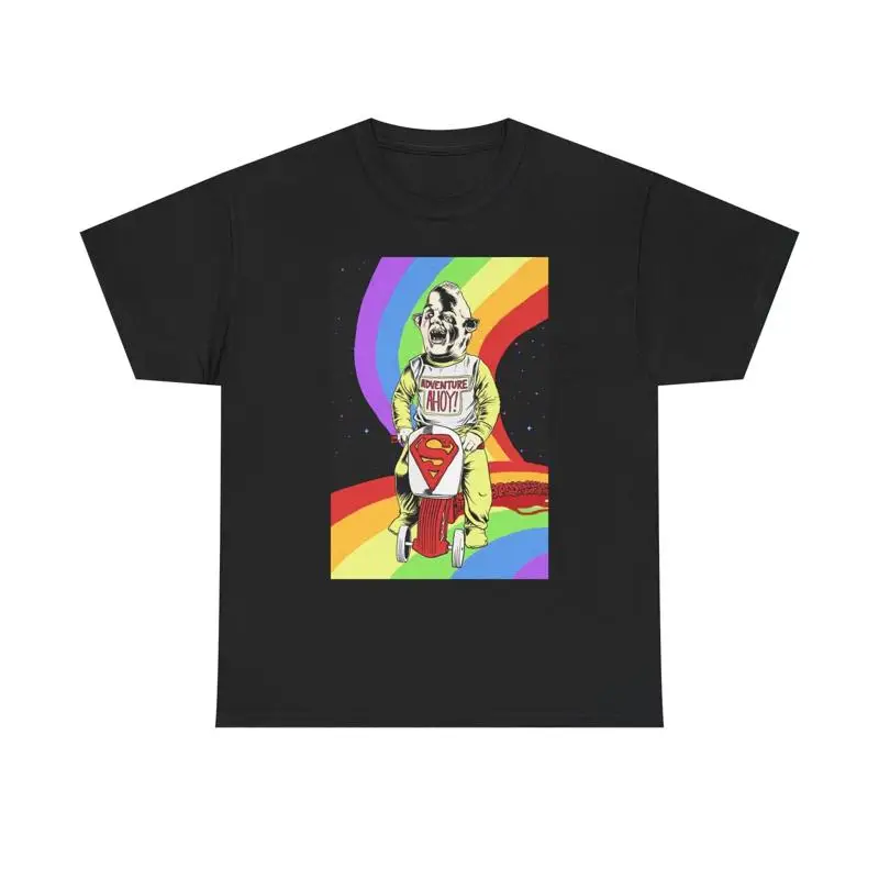 Camiseta The Goonies divertida de algodón pesado Retro arcoíris de los años 90