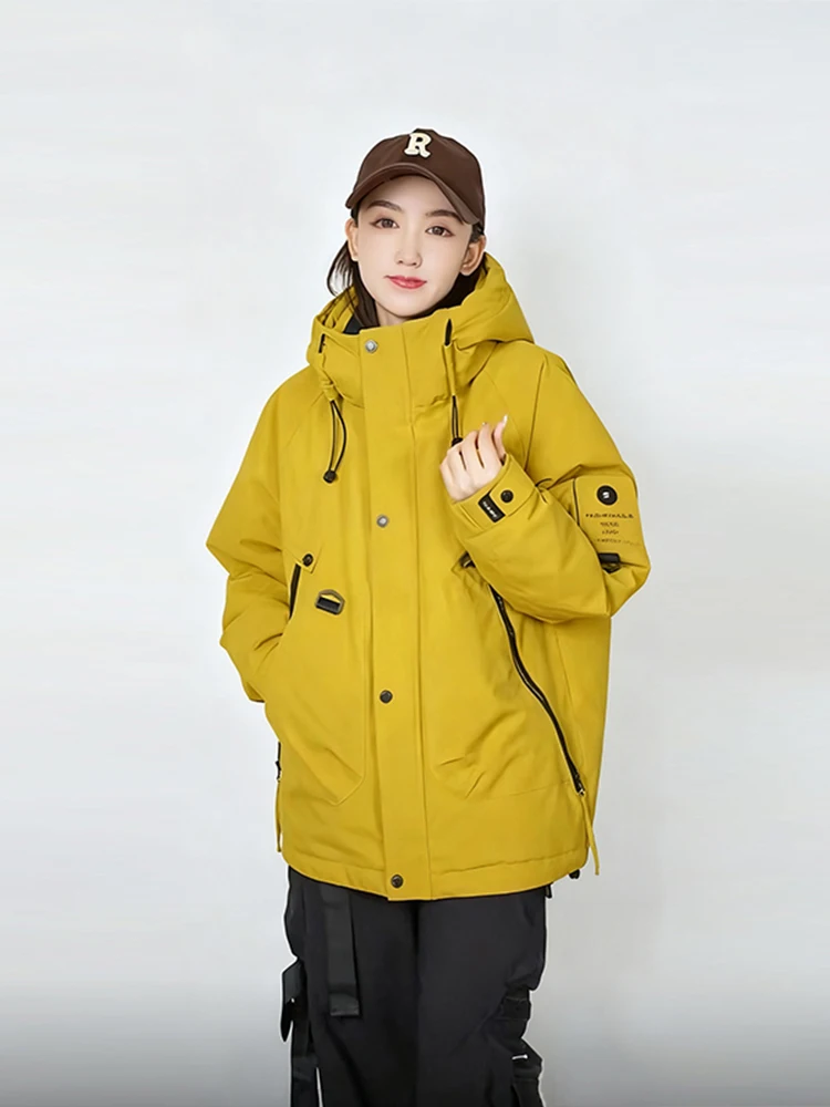 

Модная свободная женская утепленная куртка из хлопка, зима 2026, новая трендовая верхняя одежда в корейском стиле, утолщенная, с длинными рукавами