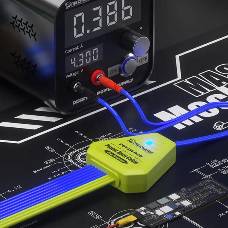 MECHANIC Power PCB Power Boot Cable for IP 6G-16ProMax SAM Over Current Voltage Protection Power Supply Test Cable