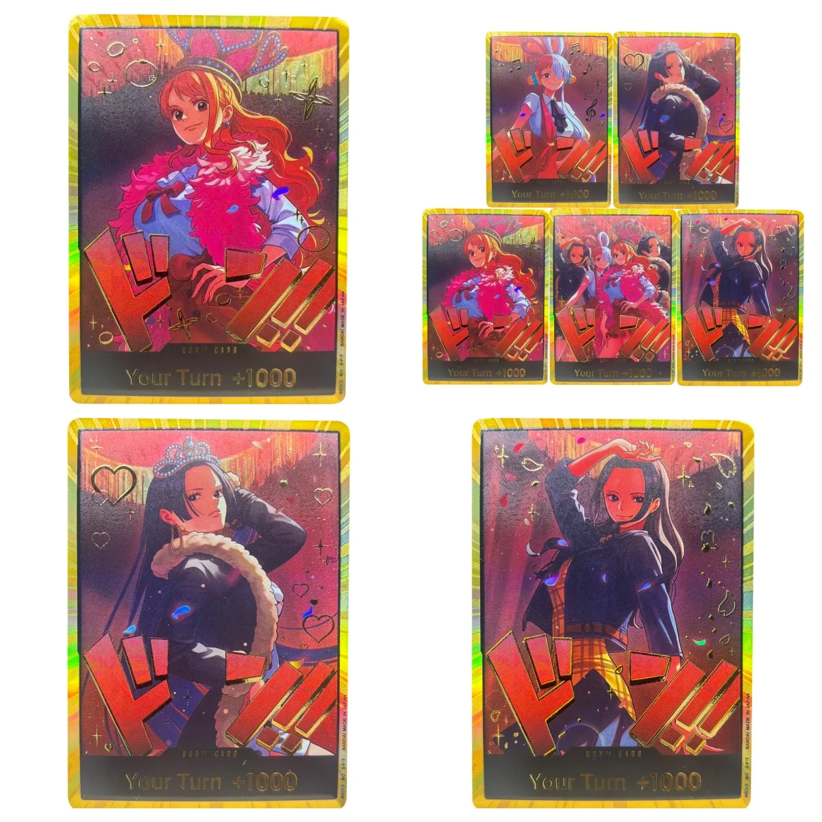 

Коллекционные карты ONE PIECE НЕ РАЗ! Карта EB03 Nami Nico Robin PL DIY горячее тиснение самодельная игра аниме карты подарочная игрушка