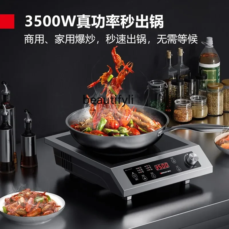 Commercial induction cooker High power battery cooker Electromagnetic cooker Electric frying stove Commercial cooking hot pot