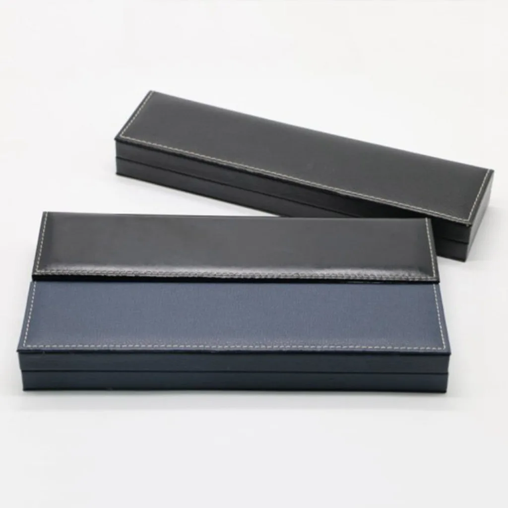 Watch Packaging Box Rectangular Men Watch Black Blue Gift Box Luxury Jewelry Storage Case For Small Business Supplies Wholesale