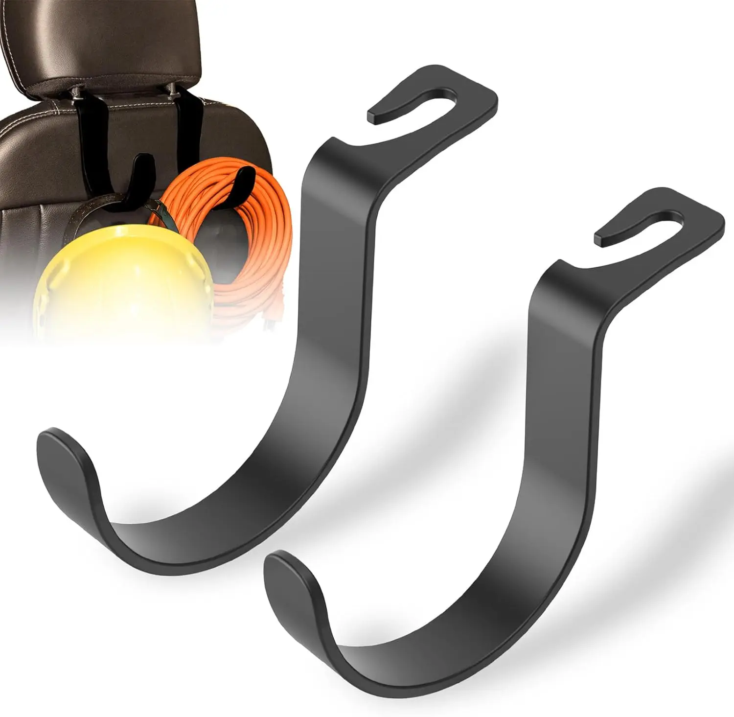 

Держатель для каски для грузовиков повышенной прочности, универсальный органайзер на подголовник для снаряжения и сумок, 2 шт.