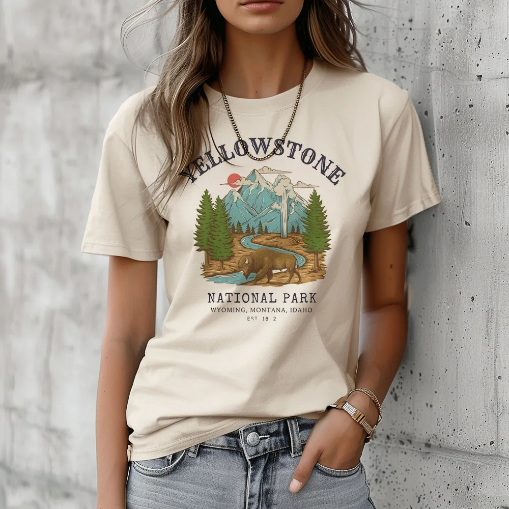 Yellowstone t-shirts women designer streetwear tshirt female anime 2000s clothes