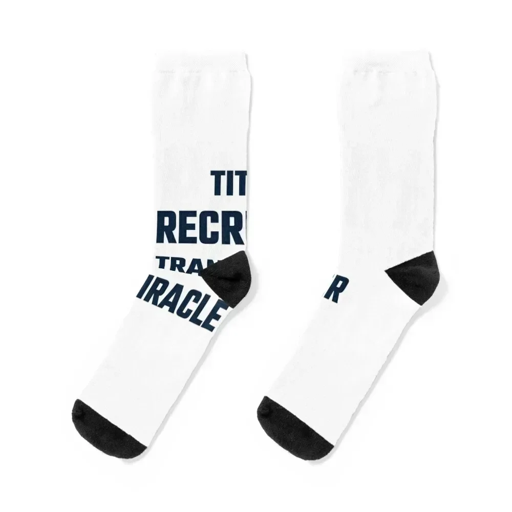 Funny Recruiter - Translation Miracle Worker Design Socks christmas stocking Antiskid soccer Men Socks Luxury Brand Women's