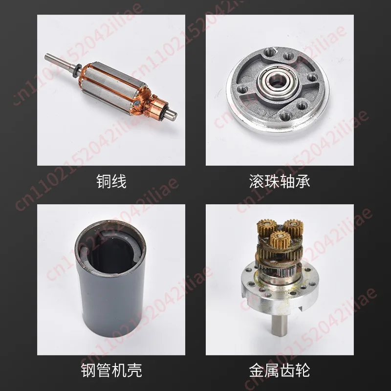60MM Brushed Planetary Gear DC Motor 12V 24V CW/CCW High Power High Torque 60PG60S Shaft 12mm Keyway Motor