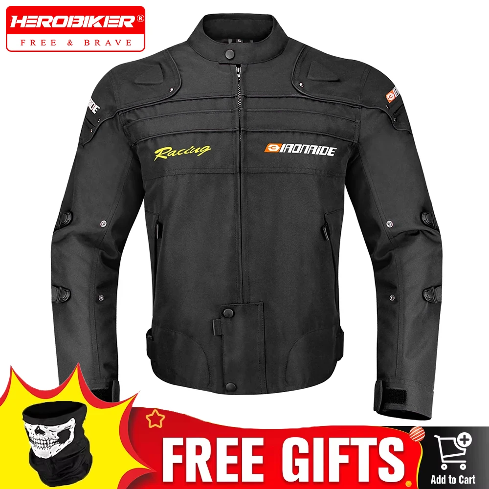 

Cold-proof Motorcycle Jacket Moto Protector Motorbike Jacket Motocross Cycling Jacket Pants Touring Clothing Four Seasons