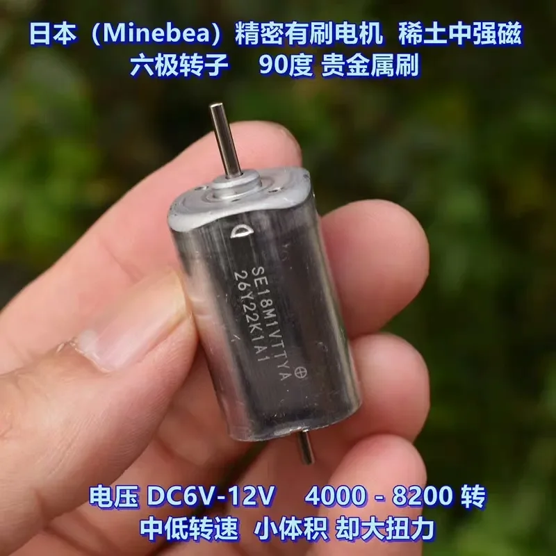 for Japan Minebea Precision Brushed Motor DC12V 8200