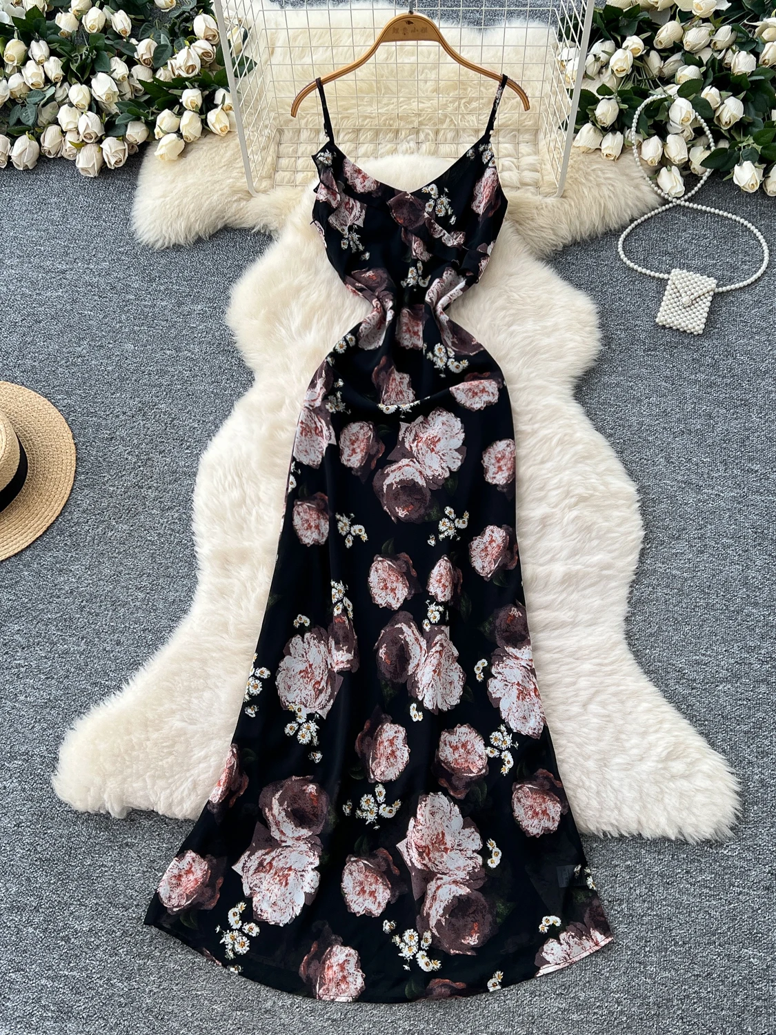 Romantique Aosphère imprimé ter Dr femmes été t-shirt dimensionnel fleur dentelle Unique Ele beau Long Dr