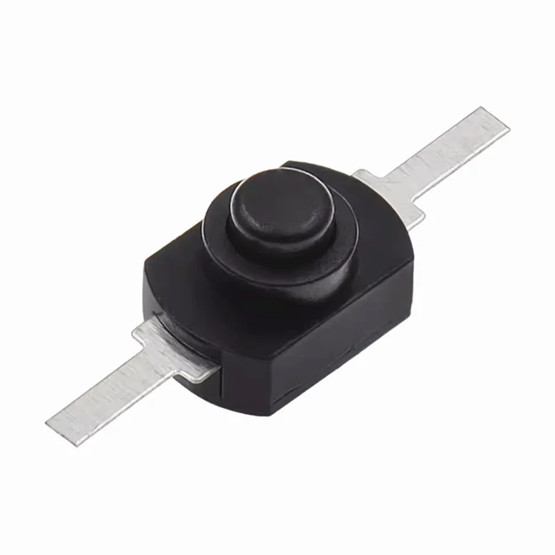 10PCS 1208YD Self Locking 12*8MM DC 30V 1A On Off Mini Push Button Switch for Electric Torch DIP SOP Small button switch