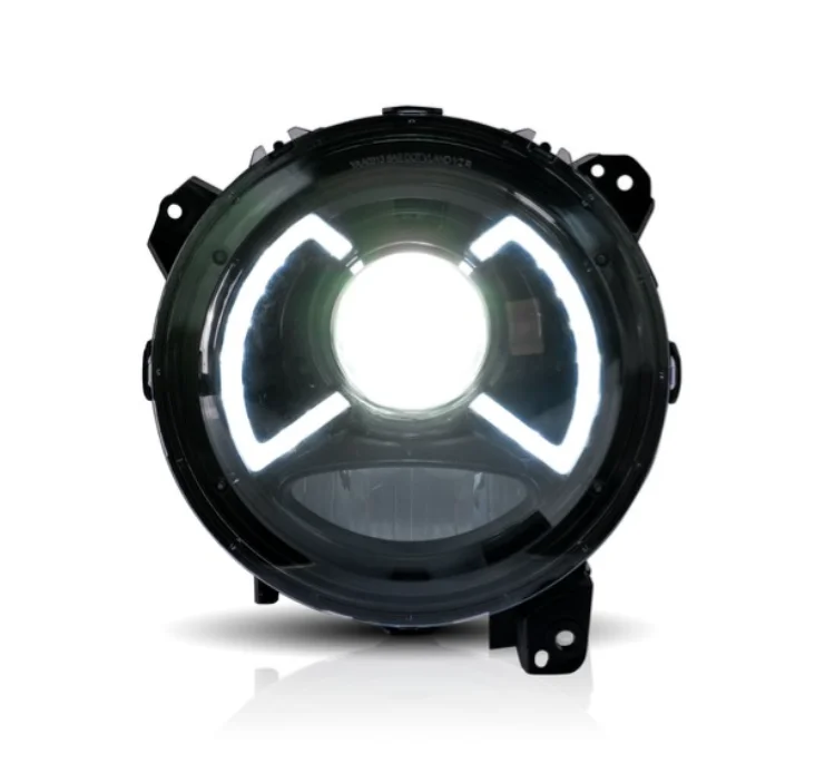 For Jeep Wrangler 2018-2024 Upgrade New Styling Car Head Lamp Assembly LED Integrated Projector Lens Auto Headlight Accessories