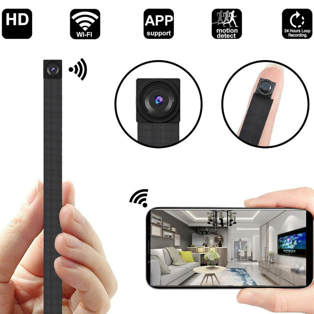 4 K WIFI Network Camera IP P2P HD Wide Angle Mini Camera DIY Wireless Cam Module Motion Activated Camcorder Webcam Support TF
